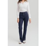 Legendww ženske slim fit farmerice sa visokim strukom i razrezom na nogavicama -model 229 256-.229-8226-00D0 u