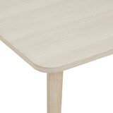 Furnhouse Mizica z mizno ploščo v hrastovem dekorju v naravni barvi 70x70 cm Nyborg – | Shoptok.si