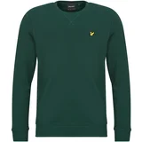 Lyle & Scott Puloverji Crew Neck Sweatshirt Zelena