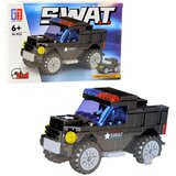 Kockice za slaganje policijskih vozila SWAT sa 92-117 elementa - model šaljemo nasumično | shoptok.hr