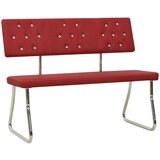 vidaXL Klop 110 cm vinsko rdeče umetno usnje | Shoptok.si