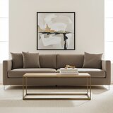 Premier Housewares Rjava/v naravni barvi klubska mizica z mizno ploščo v hrastovem dekorju 40x120 cm Grenoble – | Shoptok.si