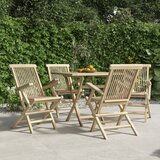 vidaXL Zložljivi vrtni stoli 4 kosi sivi 56x61x89 cm trdna tikovina Cene