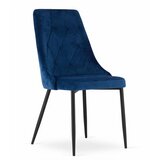 Brandless Stol IMOLA - mornarsko modri žamet x 3, (22030931) | Shoptok.si
