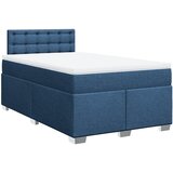  Krevet s oprugama i madracem plavi 120 x 200 cm od tkanine | shoptok.hr