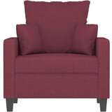  Fotelj vinsko rdeč 60 cm blago | Shoptok.si