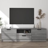 vidaXL TV omarica siva sonoma 140x35x40 cm konstruiran les Cene