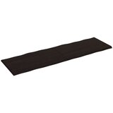 Stolna ploča tamnosiva 200 x 60 x (2-4) cm obrađena hrastovina | shoptok.hr