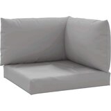  Jastuci za sofu od paleta 3 kom sivi od tkanine - Siva 1 kutna sofa | shoptok.hr