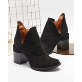 Resti Women's boots on the post with cut-outs in black. Encura- Footwear | ePonuda.com
