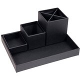Bigso Box of Sweden Temno siv 4-delni pisalni organizator za pisalne pripomočke Bigso Cene