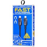 Remax Kabl Swift Fast charging braided data cable 1.2M C36 65W(C-C) | Eponuda.com