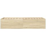 vidaXL Okvir za krevet boja hrasta 75x190 cm od konstruiranog drva | shoptok.hr