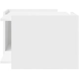  Klubska miza Bela 50,5 x 50 x 33 cm Inženirski les, (5000295401) | Shoptok.si