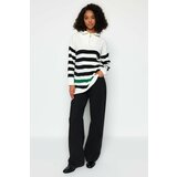 Trendyol Sweater - Ecru - Relaxed fit Cene