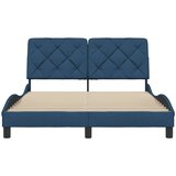  Okvir za krevet bez madraca plavi 140 x 200 cm od tkanine | shoptok.hr