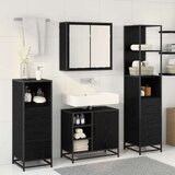 vidaXL set namještaja za kupaonicu 3 pcs crni hrast 65 x 33 x 60 cm | shoptok.hr