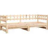  Dnevni ležaj na izvlačenje 2x (80 x 200) cm od masivne borovine | shoptok.hr