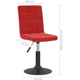 vidaXL Vrtljivi jedilni stoli 6 kosov vinsko rdeč žamet, (20947005) | Shoptok.si