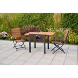 Gardenson Set Za Balkon Santorini, 3-Delno, Aluminij, Masivno | Shoptok.si