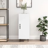 vidaXL Komoda bijela 34 5 x 34 x 90 cm od konstruiranog drva Cijene