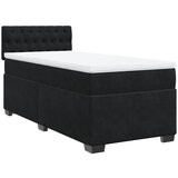 Maison Chic Box spring postelja - Vzmetna postelja z vzmetnico črna 80x200 cm žamet SL23128, (21880651) | Shoptok.si