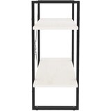 Ormarić za knjige s 2 razine bijeli 80 x 30 x 70 cm od borovine | shoptok.hr