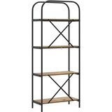  Polica 4 razina 60 x 30 x 146 cm Konstruirano drvo | shoptok.hr