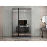 Hanah home ormar sa reflektujućim staklom Nisa 20627, 135 cm, antracit | Eponuda.com