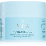MIYA Cosmetics myWATERmask intenzivna vlažilna maska za obraz in predel okoli oči 50 ml | Shoptok.si