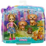  Lutka Gerika Enchantimals s psićima i vjevericom - plava kosa | shoptok.hr
