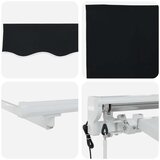  Električni zložljiv senčnik Črna 3,5 x 2,5 m, (5000206213) | Shoptok.si