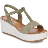 JB Martin Sandali & Odprti čevlji AMY Kaki | Shoptok.si