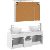  Set ormarića za kupaonicu 4 kom. Bijela Konstruirano drvo | shoptok.hr