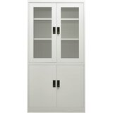 Uredski ormarić svjetlosivi 90 x 40 x 180 cm čelični | Eponuda.ba