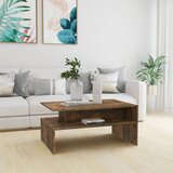 Stolić za kavu boja hrasta 90 x 60 x 42,5 cm konstruirano drvo | shoptok.hr