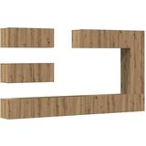  tv omara 7-delna stenski artisan hrast inženirski les, (21703839) | Shoptok.si