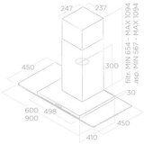 Elica napa flat glass IX/A/60 | shoptok.hr