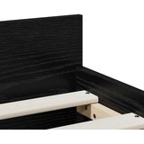 Krevetna konstrukcija Crni hrast 90 x 200 cm Konstruirano drvo | shoptok.hr