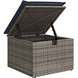  Vrtna sedežna garnitura z blazino 9 pcs Siva poli ratan, (5000153666) | Shoptok.si