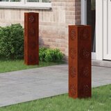  Solarna LED svjetlost za stazu 2 pcs Corten čelik Corten čelik | shoptok.hr