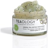 Teaology Cleansing Green Tea Detox Face Scrub sladkorni piling za nežno čiščenje in prehrano kože z zelenim čajem 50 ml | Shoptok.si