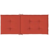  Jastuci za stolice 6 kom prošarano crvena 120x50x4 cm tkanina | Shoptok.si