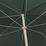  Suncobran za plažu zeleni 240 cm | shoptok.hr