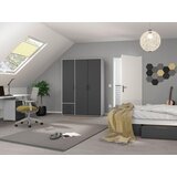 Rauch Möbel OMARA S KLASIČNIMI VRATI, siva, bela | Shoptok.si