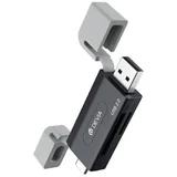 card reader 2in1 EL239 USB USB-C 2.0 black