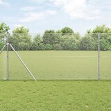 vidaXL varjena žična ograja z 13 stebrički 1x25 m pocinkano jeklo Cene