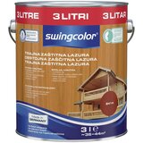 SWINGCOLOR Obstojna zaščitna lazura (barva: mahagonij; 3 l) Cene