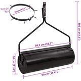 Vrtni valjak za travu s stezaljkama za aeratore Ø 30 x 90 cm | shoptok.hr