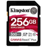 Kingston 256GB SD Canvas React Plus (SDXC Class 10 UHS-II U3) (SDR2/256GB) memorijska kartica | shoptok.hr